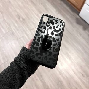 Midnight Leopard Loopy Case for iPhone XR